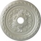 Ekena Millwork Palmetto Ceiling Medallion (Canopies up to 3 5/8"), 23 5/8"OD x 3 5/8"ID x 1 5/8"P, Flash Copper CM23PMFCS - alternate 1